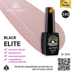 Oja semipermanenta Black Elite, Global Fashion 8 ml, 345