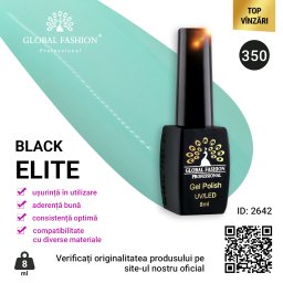 Oja semipermanenta Black Elite, Global Fashion 8 ml, 350