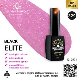 Oja semipermanenta Black Elite, Global Fashion 8 ml, 329