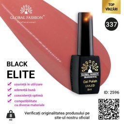 Oja semipermanenta Black Elite, Global Fashion 8 ml, 337