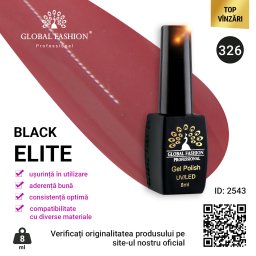 Oja semipermanenta Black Elite, Global Fashion 8 ml, 326