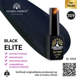 Oja semipermanenta Black Elite, Global Fashion 8 ml, 309