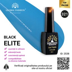 Oja semipermanenta Black Elite, Global Fashion 8 ml, 321