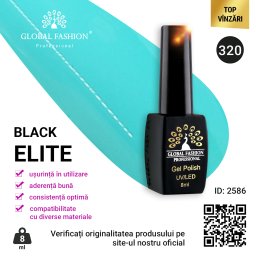 Oja semipermanenta Black Elite, Global Fashion 8 ml, 320