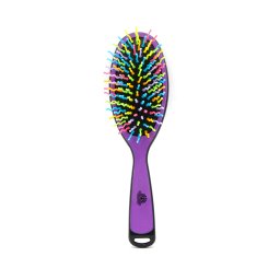 Perie pentru descurcarea părului, cu peri ondulați, 7081 – negru/multicolor