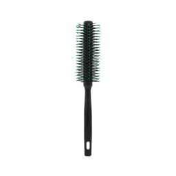 Perie de par, circulara, 8510, negru/verde