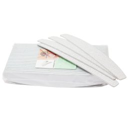 Set 50 rezerve pile pentru baza metalica Global Fashion, semiluna, granulatie 80