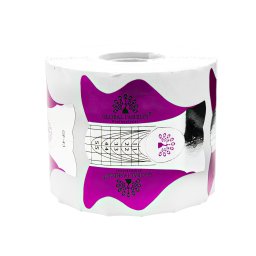 Sabloane unghii constructie din hartie, gel, polygel, GF-43, violet, 300 buc