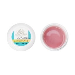 Gel UV de constructie, autonivelant, Global Fashion, cover, 30 g, yellowish