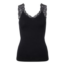 PIECES Top 'PCBarbera' negru