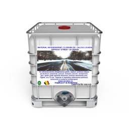 MATERIAL ANTIDERAPANT, CLORURA DE CALCIU LICHIDA, SOLUTIE DESZAPEZIRE DEFROST STREET - 25 G CELSIUS , ARCA LUX 1000 KG