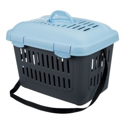 Cusca De Transport Pentru Rozatoare, Midi-Capri, 44x33x32 cm, Pana la 5 kg, Gri Turcoaz, 39792