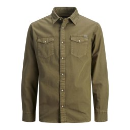 JACK & JONES Cămașă 'Sheridan' oliv