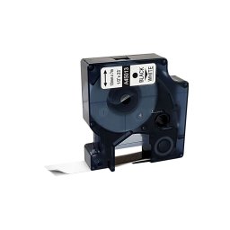 Etichete compatibile DYMO LabelManager 12 mm negru pe alb pentru organizare generala, prize si intrerupatoare S0720530