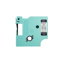 Etichete compatibile DYMO LabelManager D1 12 mm negru pe alb pentru documente, bibliorafturi si organizare birou, compatibile si cu imprimanta AIMO D1600 3D21