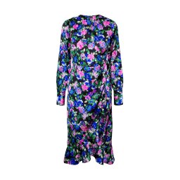 VERO MODA Rochie Vmnura L/S Wrap Dress Wvn Btq 10279841 C-N10 Black