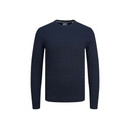 JACK & JONES Tricotaj Jjrichard Knit Crew Neck Pre 12220795 19-3923 TCX Navy Blazer