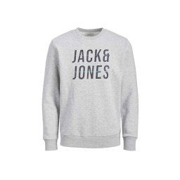 JACK & JONES Hanorac Jjxilo Sweat Crew Neck 12211540 BS000086 Light Grey Melange