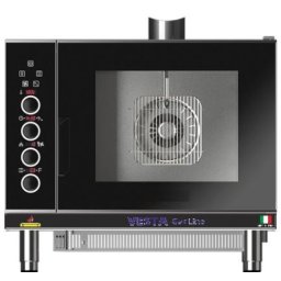 Cuptor gastronomie pe gaz combi digital, 6 tavi GN1/1