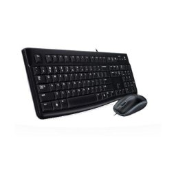 Kit Tastatura + mouse MK120, USB 2.0, US (Qwerty) Black