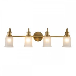 Aplică baie Swell, alamă L:81,3 cm, 4x3,5W G9 LED, IP44, QZ-SWELL4-BB-BATH
