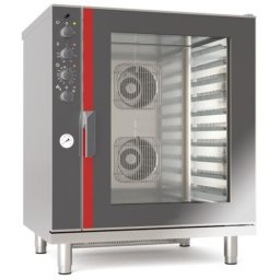 Cuptor pe gaz pentru patiserie/panificatie, cu convectie, 10 tavi 600x400 mm