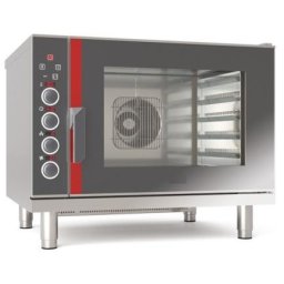 Cuptor pe gaz pentru patiserie/panificatie cu convectie ,digital, 5 tavi 600x400 mm