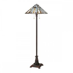 Lampadar Maybeck Tiffany, bronz, H:157,8 cm, QZ-MAYBECK-FL