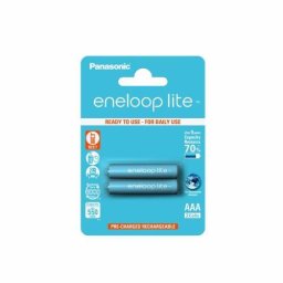 Panasonic Eneloop Lite R03/AAA 550mAh, 2 Pcs, Blister BK-4LCCE-2BE