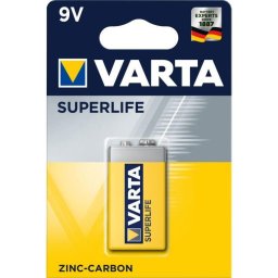 BATERIE 9V BLISTER 1 BUC VARTA SUPERLIFE