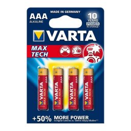 Baterie alcalina VARTA BAVA 4703, R3 (AAA), 4 bucati MAX TECH