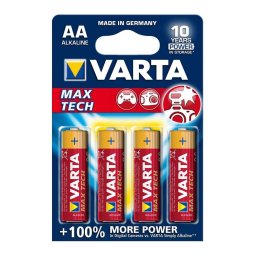 Baterie alcalina VARTA BAVA 4706, R6 (AA), 4 bucati MAX TECH