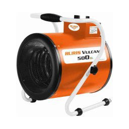 Aeroterma electrică Ruris VULCANO 500, 5000 W, 48 mp, 411mc/h