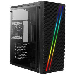 Carcasa Aerocool Streak, tower case (black, window kit)