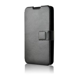 Husa Lemontti Husa Book Universal Size XL Negru (cu adeziv si slide)