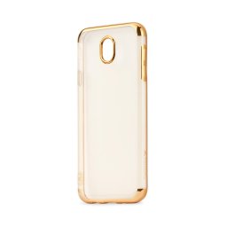 Husa Meleovo Husa Silicon Flash Soft II Samsung Galaxy J5 (2017) Gold 360 (transparent cu margini electroplacate)