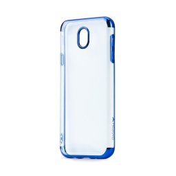 Husa Meleovo Husa Silicon Flash Soft II Samsung Galaxy J5 (2017) Blue 360 (transparent cu margini electroplacate)