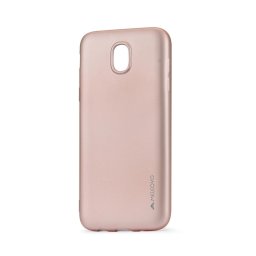 Husa Meleovo Husa Silicon Soft Slim Samsung Galaxy J5 (2017) Rose Gold (aspect mat)