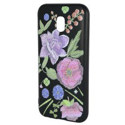 Husa Just Must Husa Silicon Printed Embroidery Samsung Galaxy J5 (2017) Flowers