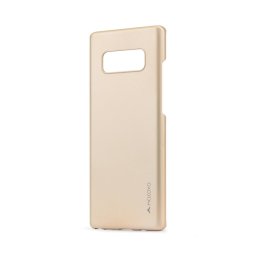 Husa Meleovo Carcasa Metallic Slim Samsung Galaxy Note 8 Gold (culoare metalizata fina)
