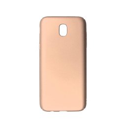 Husa Just Must Carcasa Uvo Samsung Galaxy J5 (2017) Gold (material fin la atingere, slim fit)