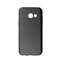 Husa Just Must Carcasa Uvo Samsung Galaxy A3 (2017) Black (material fin la atingere, slim fit)
