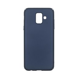 Husa Just Must Carcasa Uvo Samsung Galaxy A6 (2018) Navy (material fin la atingere, slim fit)