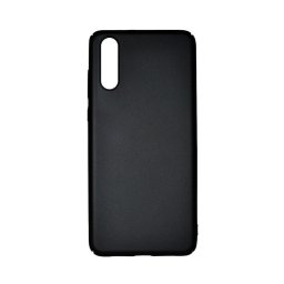 Husa Just Must Carcasa Uvo Huawei P20 Black (material fin la atingere, slim fit)
