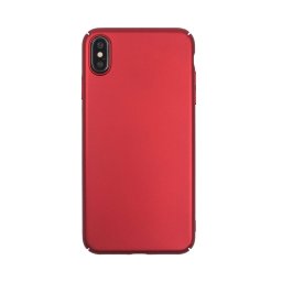 Husa Just Must Carcasa Uvo iPhone XS Max Red (material fin la atingere, slim fit)