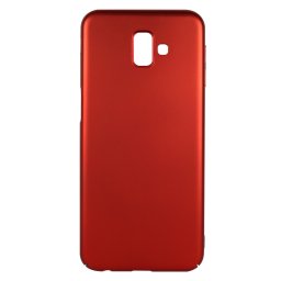 Husa Just Must Carcasa Uvo Samsung Galaxy J6 Plus Red (material fin la atingere, slim fit)