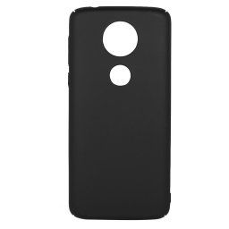 Husa Just Must Carcasa Uvo Motorola Moto E5 Plus Black (material fin la atingere, slim fit)