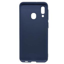 Husa Just Must Carcasa Uvo Samsung Galaxy A40 Navy (material fin la atingere, slim fit)