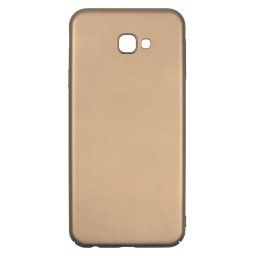 Husa Just Must Carcasa Uvo Samsung Galaxy J4 Plus Gold (material fin la atingere, slim fit)