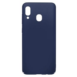 Husa Just Must Carcasa Uvo Samsung Galaxy A20 / A30 Navy (material fin la atingere, slim fit)
